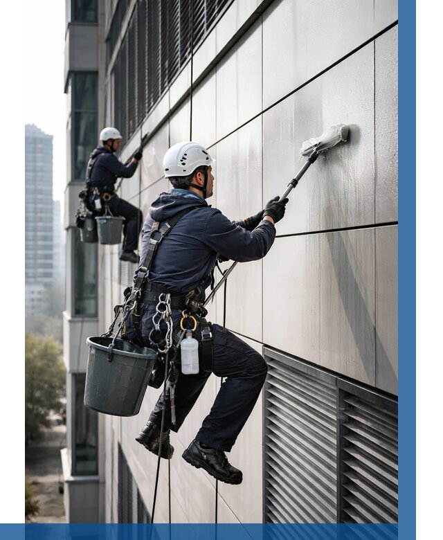 Мойка вентилируемого фасада в Ивантеевке от 257 р. | ВЫСОТНИК-Внт