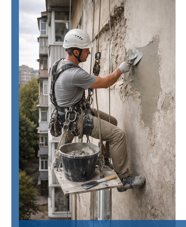 Восстановление фасадной штукатурки в Ивантеевке с гарантией качества
