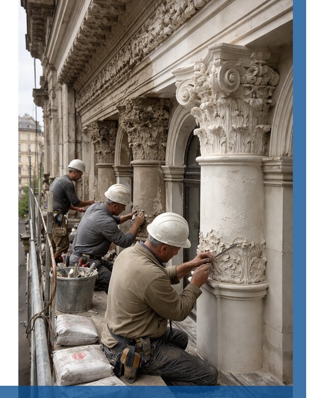 Реставрация фасадной лепнины в Ивантеевке от 2572 р. | ВЫСОТНИК-Внт