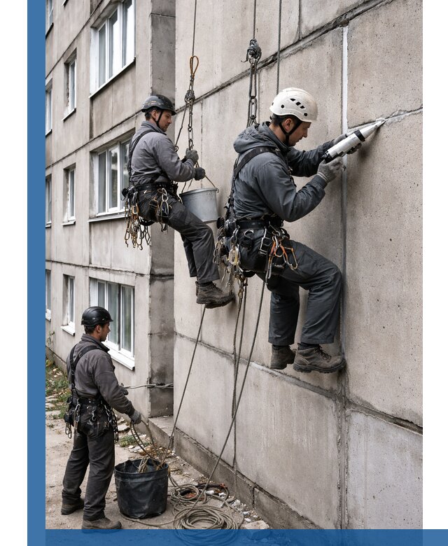Герметизация межпанельных швов в Ивантеевке с гарантией герметичности