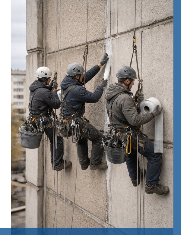 Ремонт межпанельных швов в Ивантеевке от 772 р. | ВЫСОТНИК-Внт