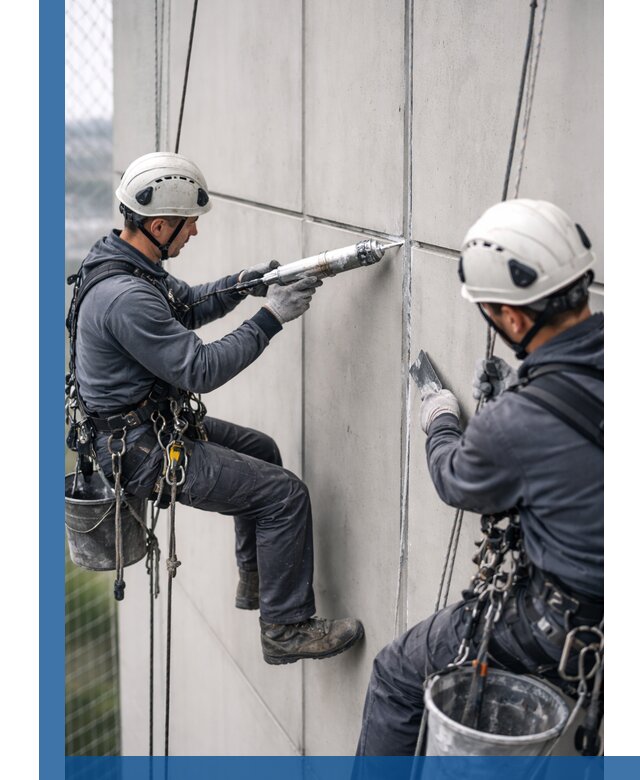 Первичная герметизация швов фасадов и кровель в Ивантеевке