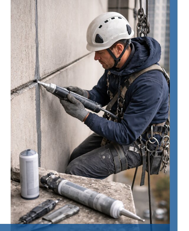 Вторичная герметизация швов в Ивантеевке от 463 р. | ВЫСОТНИК-Внт