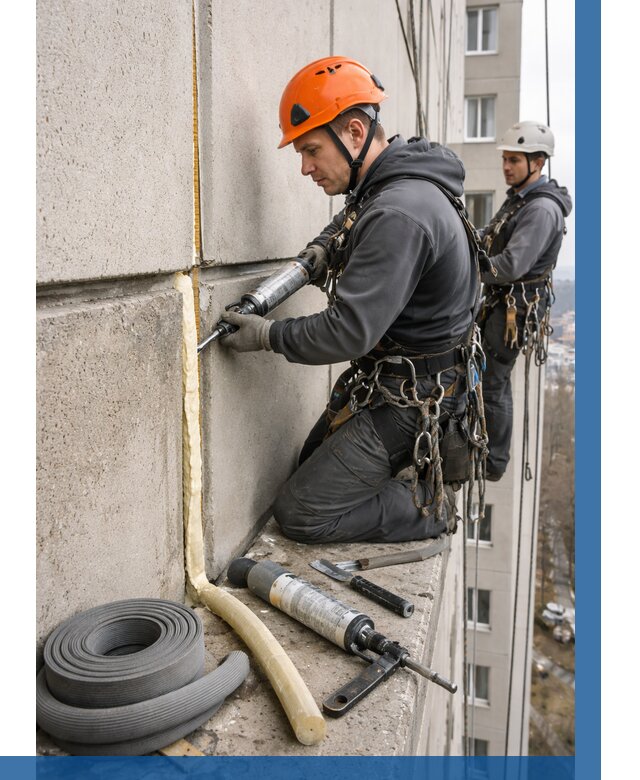 Теплый шов межпанельные швы в Ивантеевке от 720 р. | ВЫСОТНИК-Внт