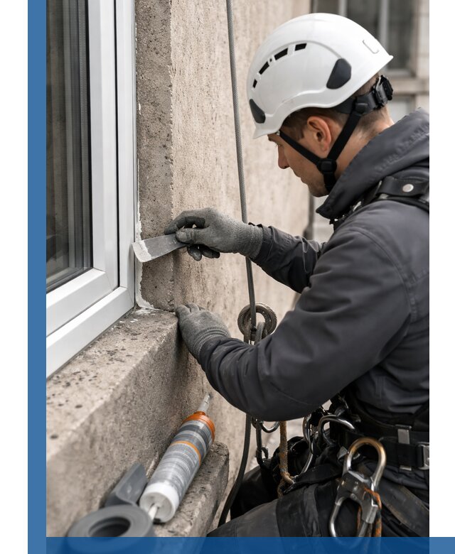 Герметизация монтажных швов окон в Ивантеевке с гарантией качества