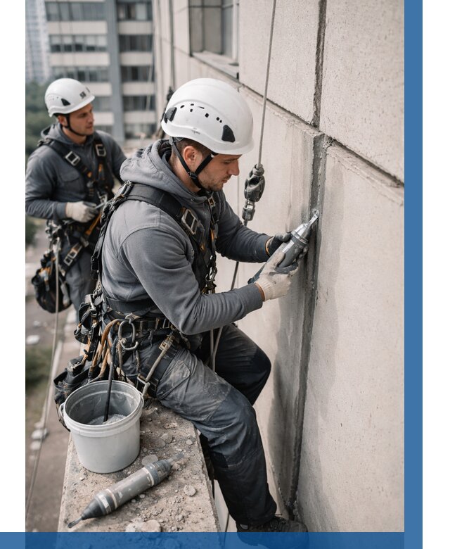 Ремонт деформационных швов здания в Ивантеевке от 1029 р. | ВЫСОТНИК-Внт