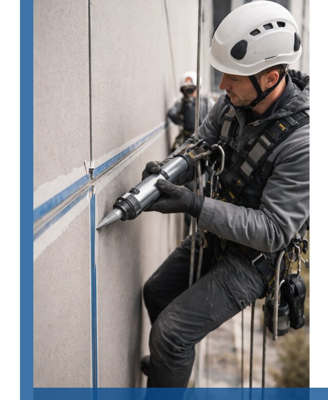 Герметизация стыков фасадных панелей в Ивантеевке качественно и быстро