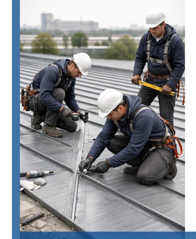 Ремонт фальцевой кровли в Ивантеевке срочно и качественно