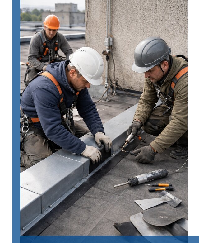 Ремонт кровельных примыканий в Ивантеевке профессионально