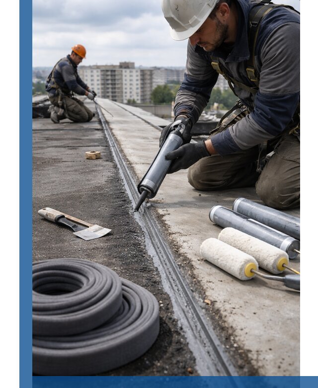 Герметизация швов кровли в Ивантеевке с гарантией герметичности