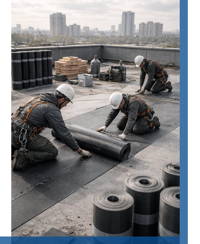 Монтаж мягкой кровли под ключ в Ивантеевке от 463 р. | ВЫСОТНИК-Внт