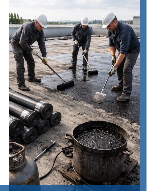 Гидроизоляция кровли мастикой в Ивантеевке от 617 р. | ВЫСОТНИК-Внт