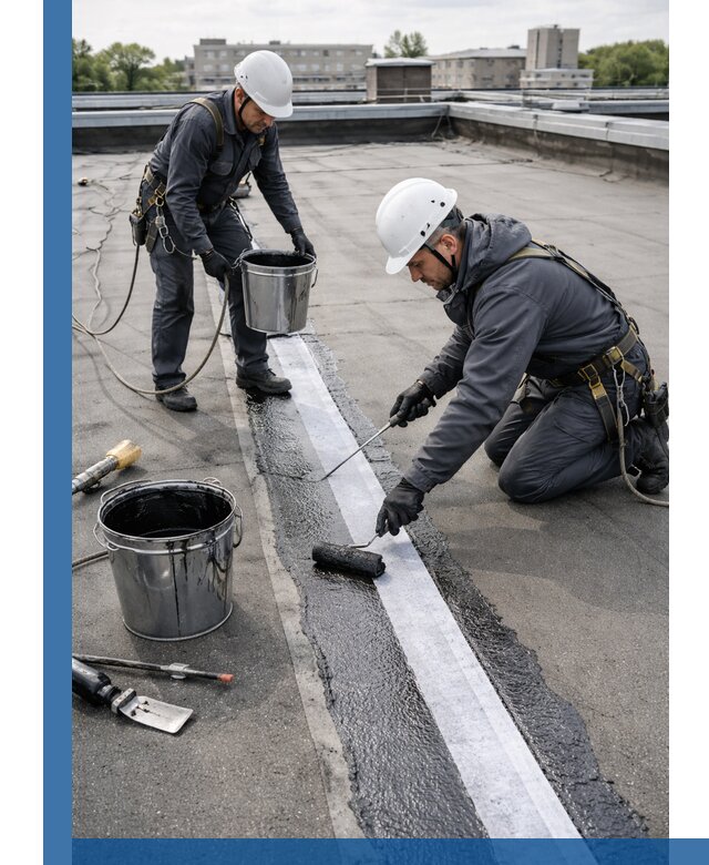 Гидроизоляция кровли мастикой в Ивантеевке надежная защита