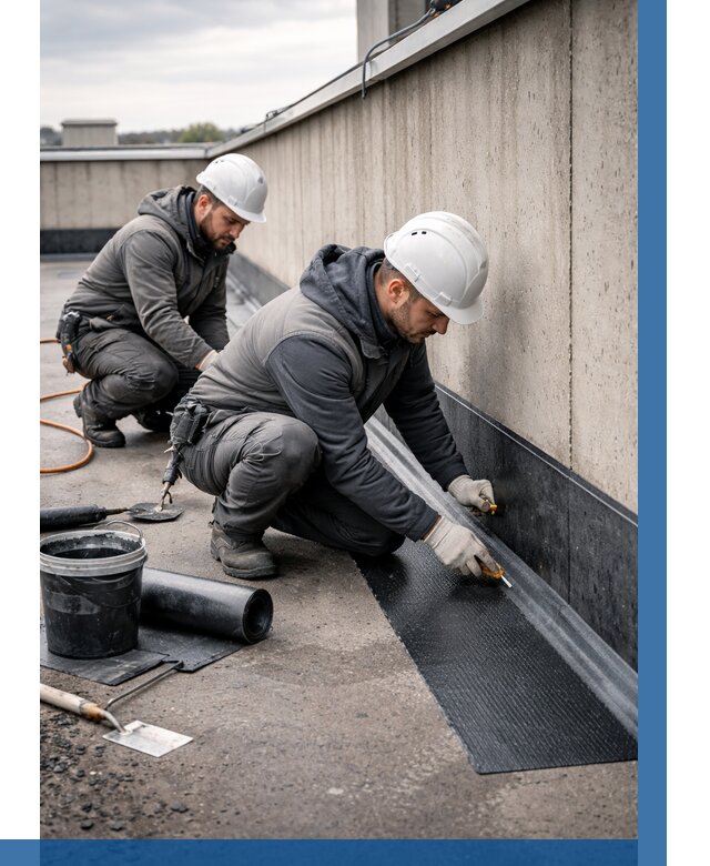 Гидроизоляция примыканий на кровле в Ивантеевке от 926 р. | ВЫСОТНИК-Внт