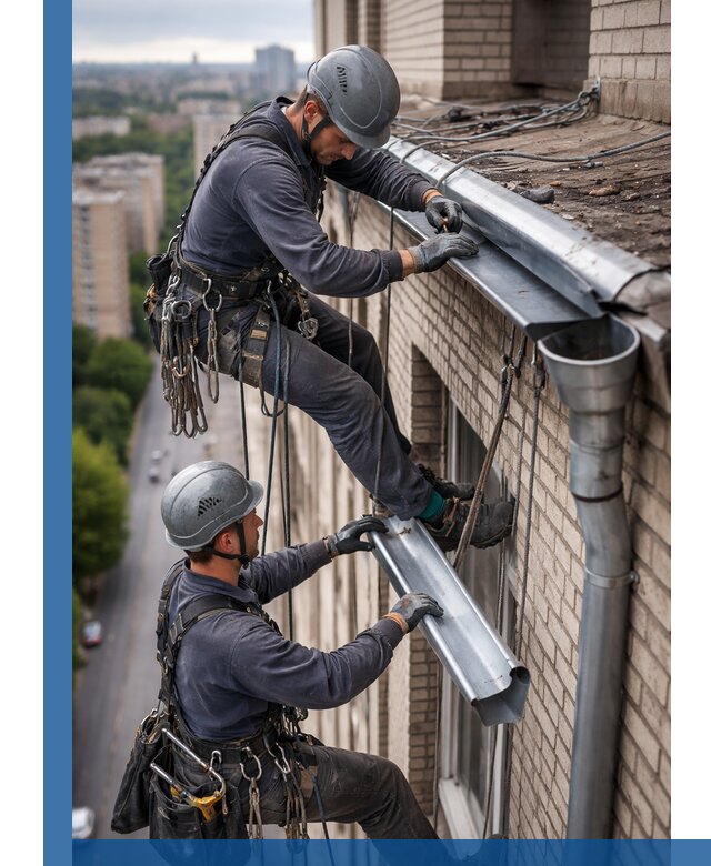 Ремонт водосточных желобов в Ивантеевке, быстро и качественно