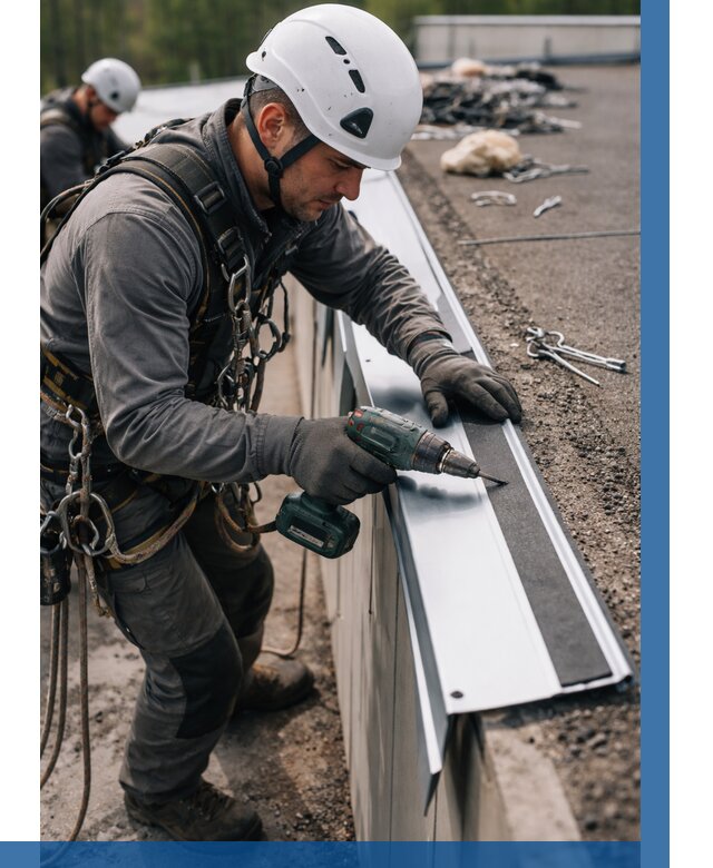 Монтаж капельника на кровле в Ивантеевке от 309 р. | ВЫСОТНИК-Внт