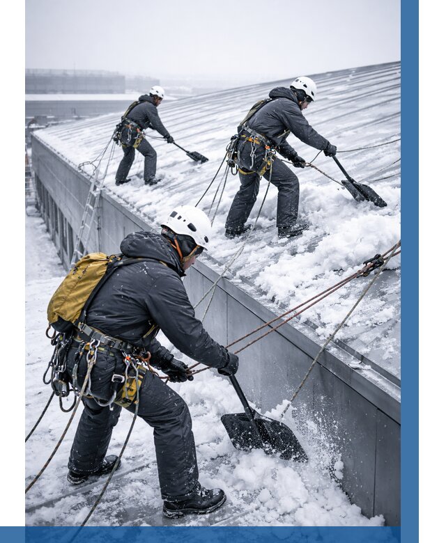 Очистка навесов от снега в Ивантеевке от 4629 р. | ВЫСОТНИК-Внт