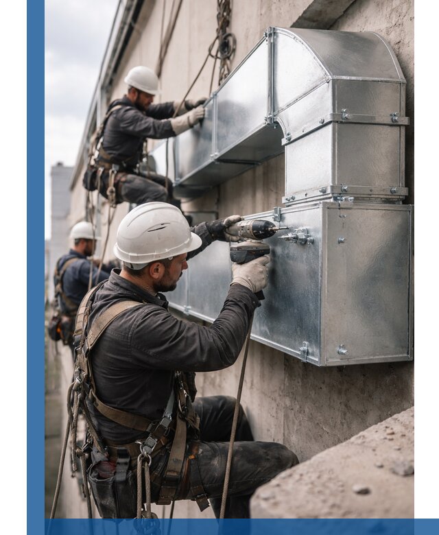 Профессиональный монтаж вентиляционных коробов в Ивантеевке под ключ