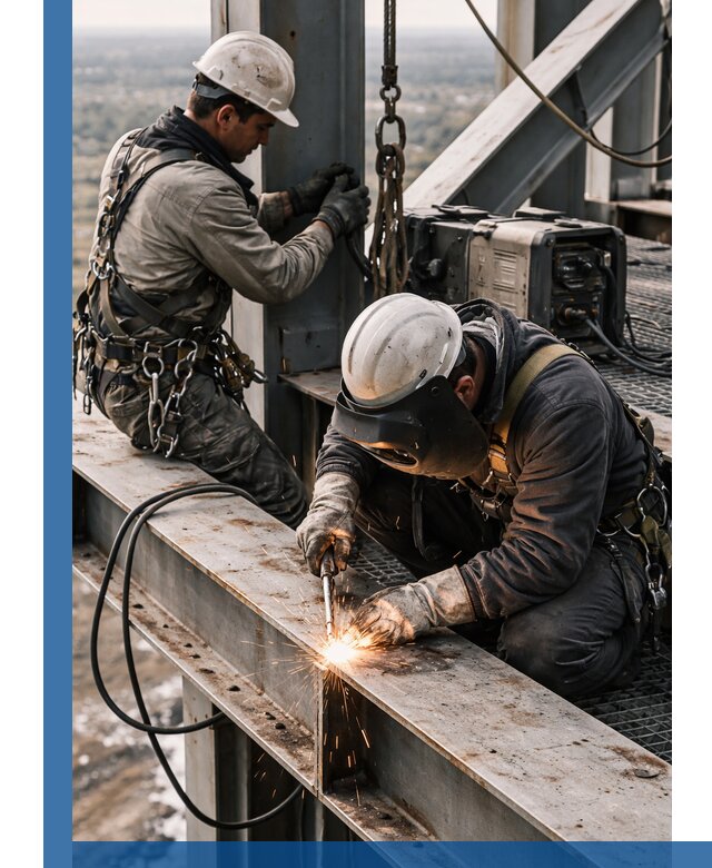 Высотные сварочные работы в Ивантеевке для промышленных объектов