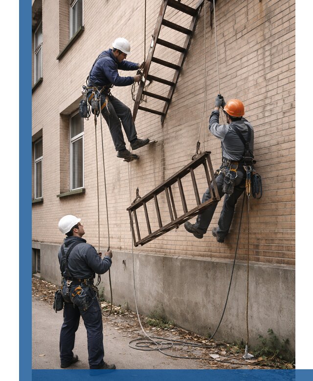 Демонтаж пожарной лестницы в Ивантеевке быстро и безопасно