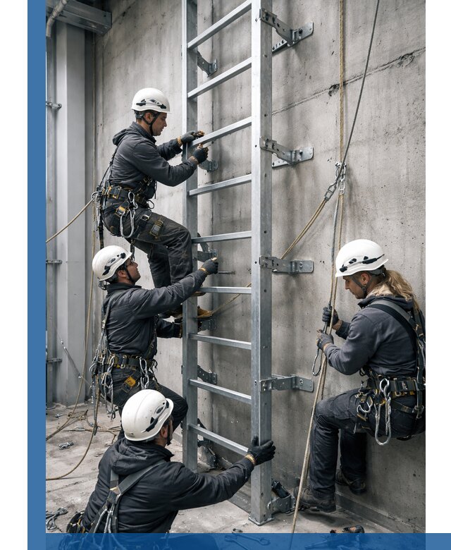 Монтаж металлических лестниц в Ивантеевке под ключ со гарантией