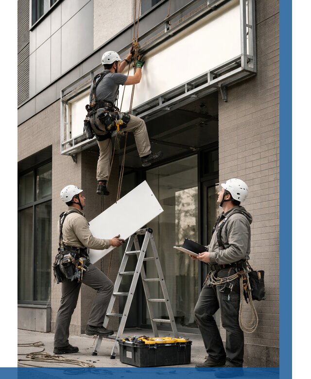 Монтаж светового короба в Ивантеевке от 6687 р. | ВЫСОТНИК-Внт