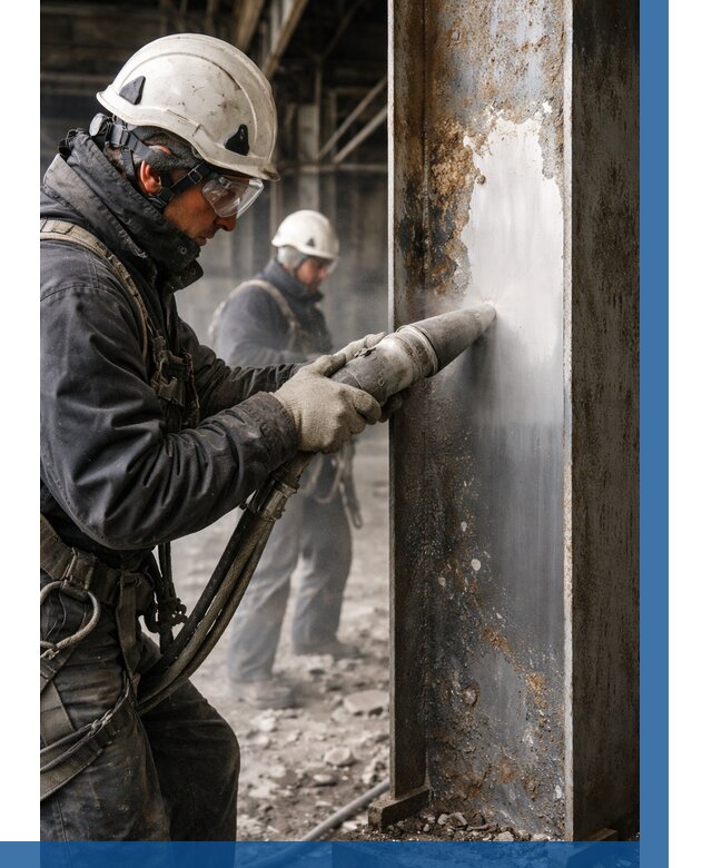 Удаление старой краски с металла в Ивантеевке от 463 р. | ВЫСОТНИК-Внт