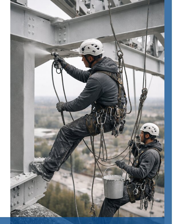 Покраска металлоконструкций на высоте в Ивантеевке 360 р |ВЫСОТНИК-Внт