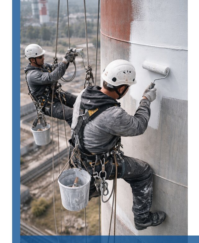Покраска дымовых труб в Ивантеевке: антикоррозийная защита и восстановление