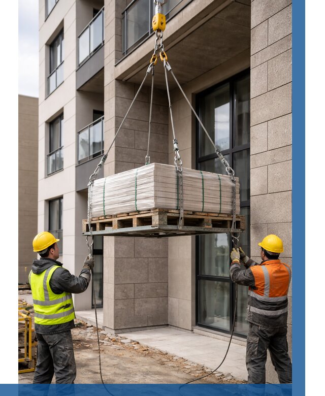 Подъем керамогранита на этаж в Ивантеевке от 3600 р. | ВЫСОТНИК-Внт