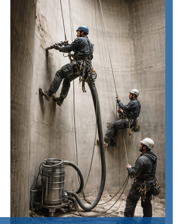 Зачистка силосов в Ивантеевке от 4629 р. Договор и смета ВЫСОТНИК-Внт