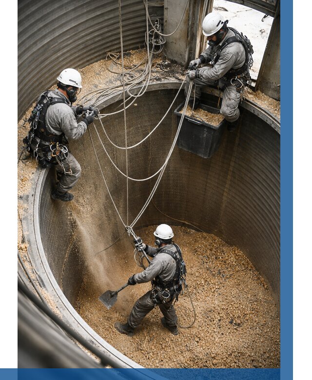 Чистка зерновых бункеров в Ивантеевке от 12344 р. | ВЫСОТНИК-Внт