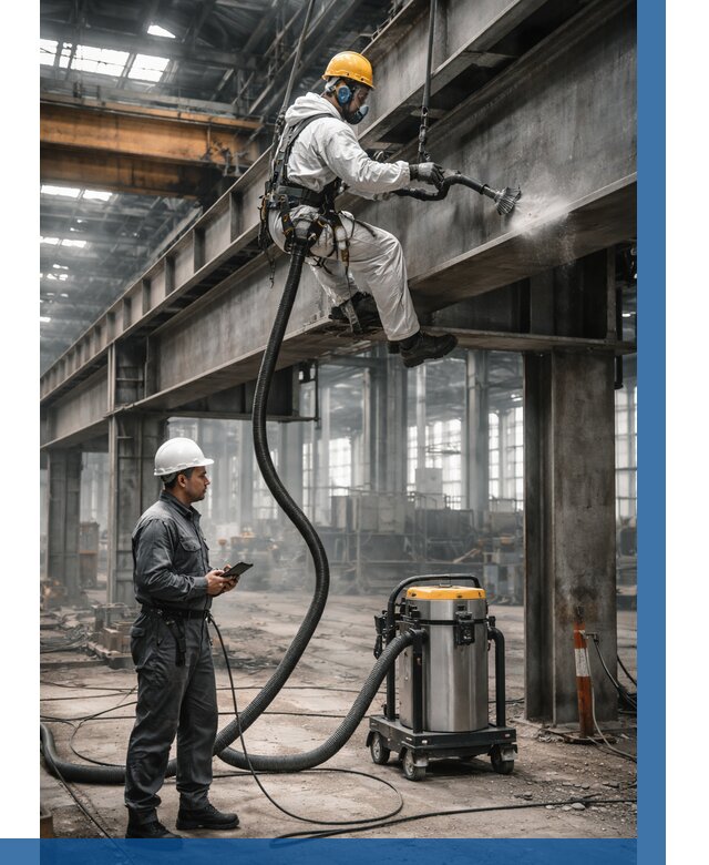 Обеспыливание конструкций в цехе в Ивантеевке от 4321 р. | ВЫСОТНИК-Внт