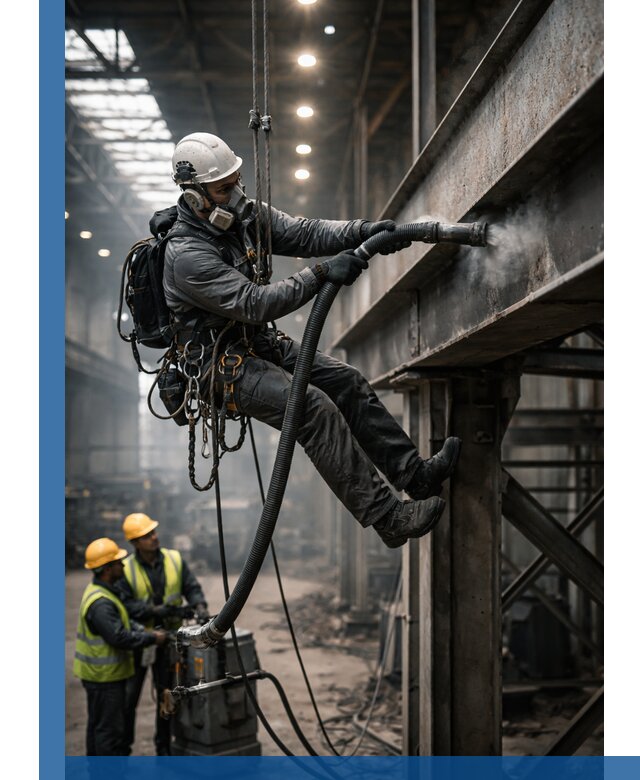 Обеспыливание конструкций в цехах промышленного производства в Ивантеевке