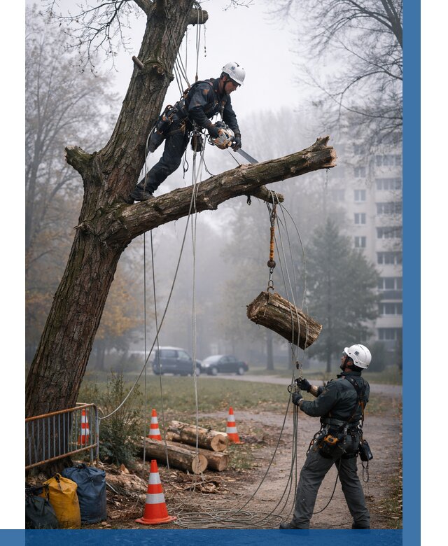 Удаление аварийных деревьев в Ивантеевке от 15431 р. | ВЫСОТНИК-Внт