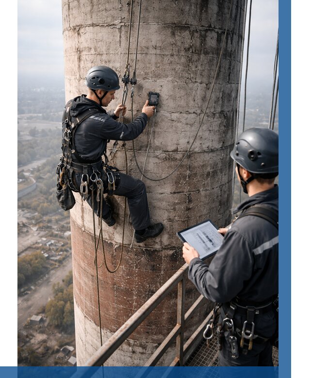 Обследование дымовой трубы в Ивантеевке от 8230 р. | ВЫСОТНИК-Внт