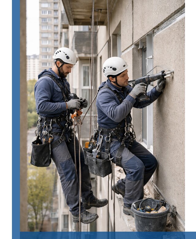 Промышленные альпинисты высотные работы и монтаж в Ивантеевке